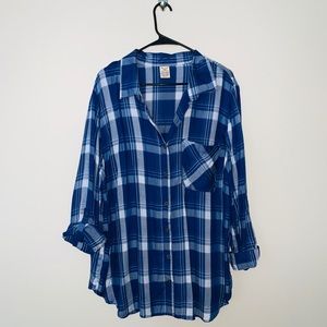 Faded Glory Oversized Lightweight Flannel